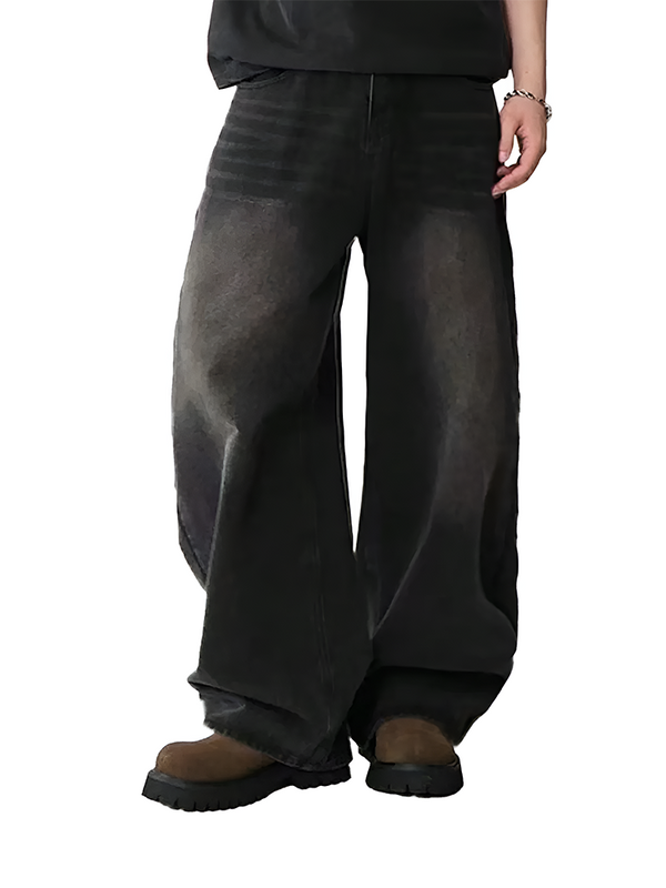 Washed Baggy Jeans
