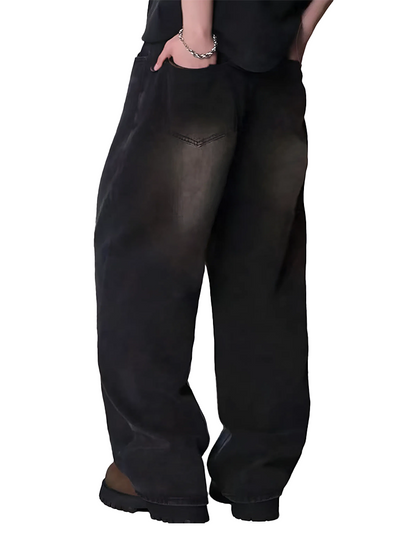 Washed Baggy Jeans