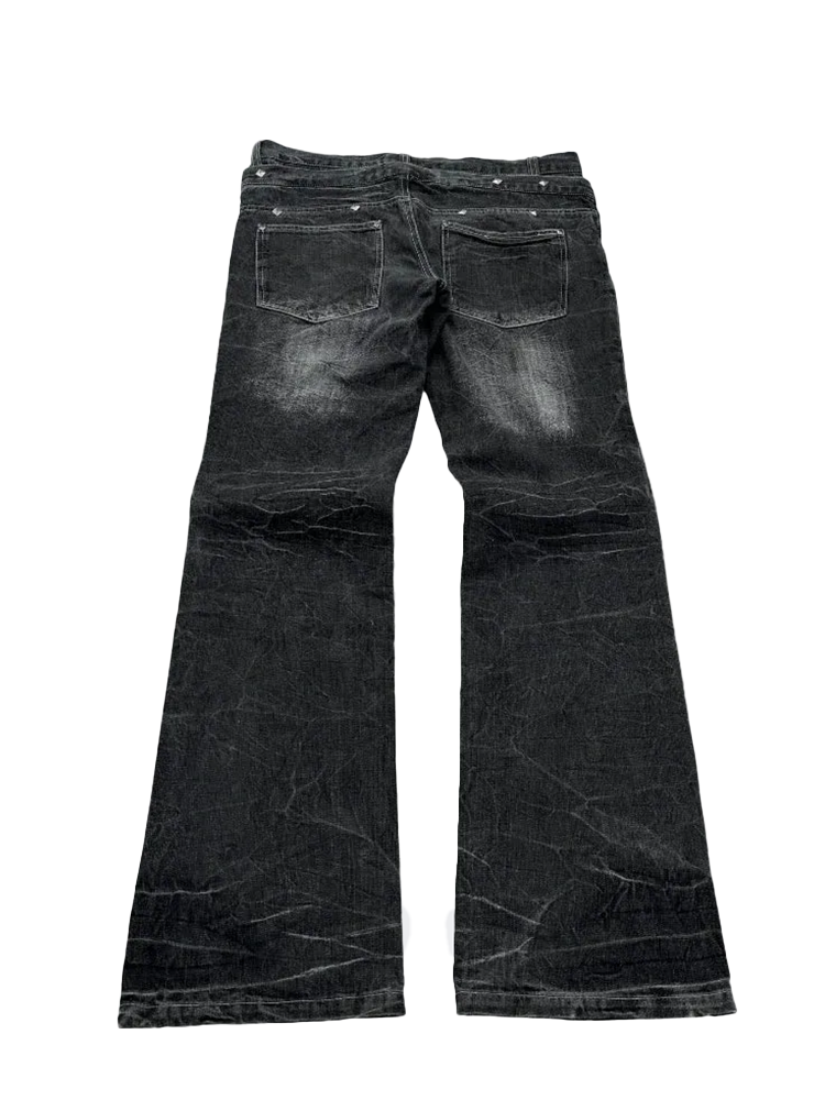 Haze Rockstar Washed Lace-Up Jeans